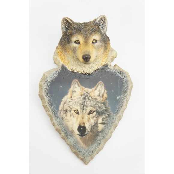 The Bradford Exchange Other - Bradford Exchange Mystic Guardian Wolf‎ Arrowhead Wall Plaque Vivi Crandall EUC